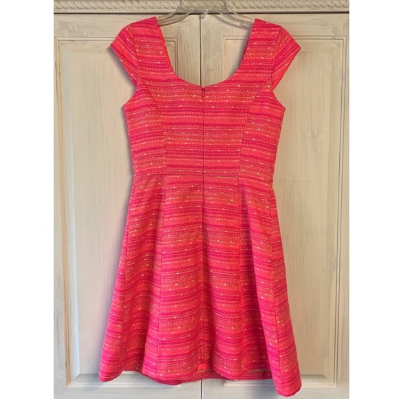 Lilly Pulitzer Womens Pink Tweed Dress - Picture 3 of 6
